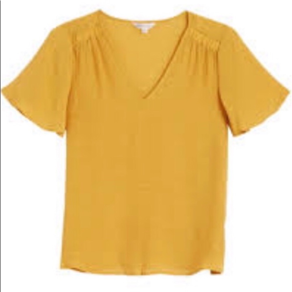 Nanette Lepore Gold Blouse